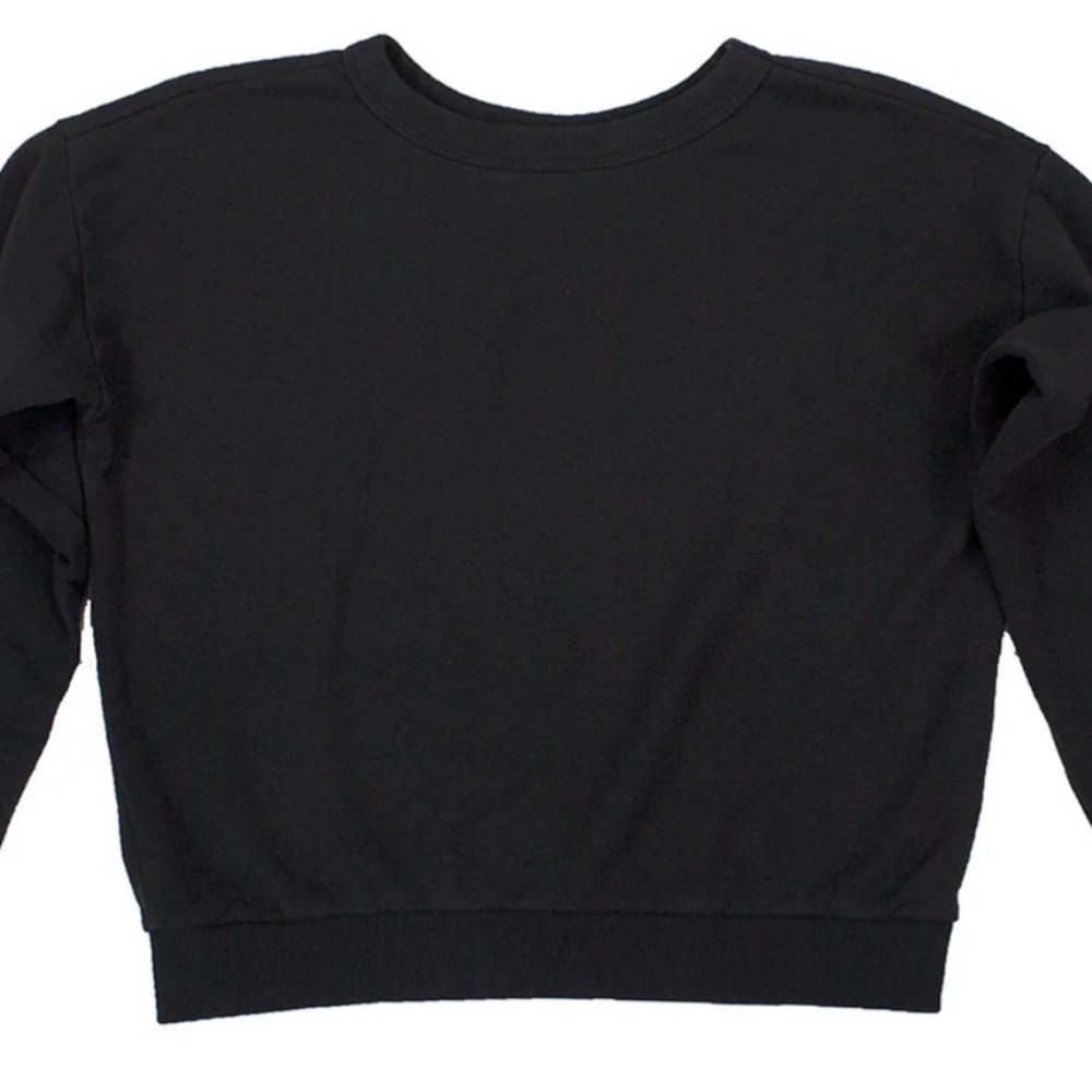 Jungmaven Laguna Cropped Sweatshirt Black XS
